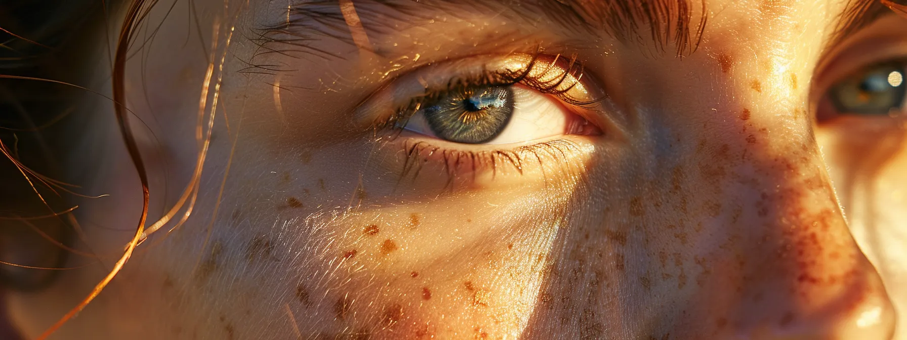 a close-up photo of a youthful, hydrated skin with fine lines and even texture, glowing under warm sunlight. a close-up photo of a youthful, hydrated skin with fine lines and even texture, glowing under warm sunlight.